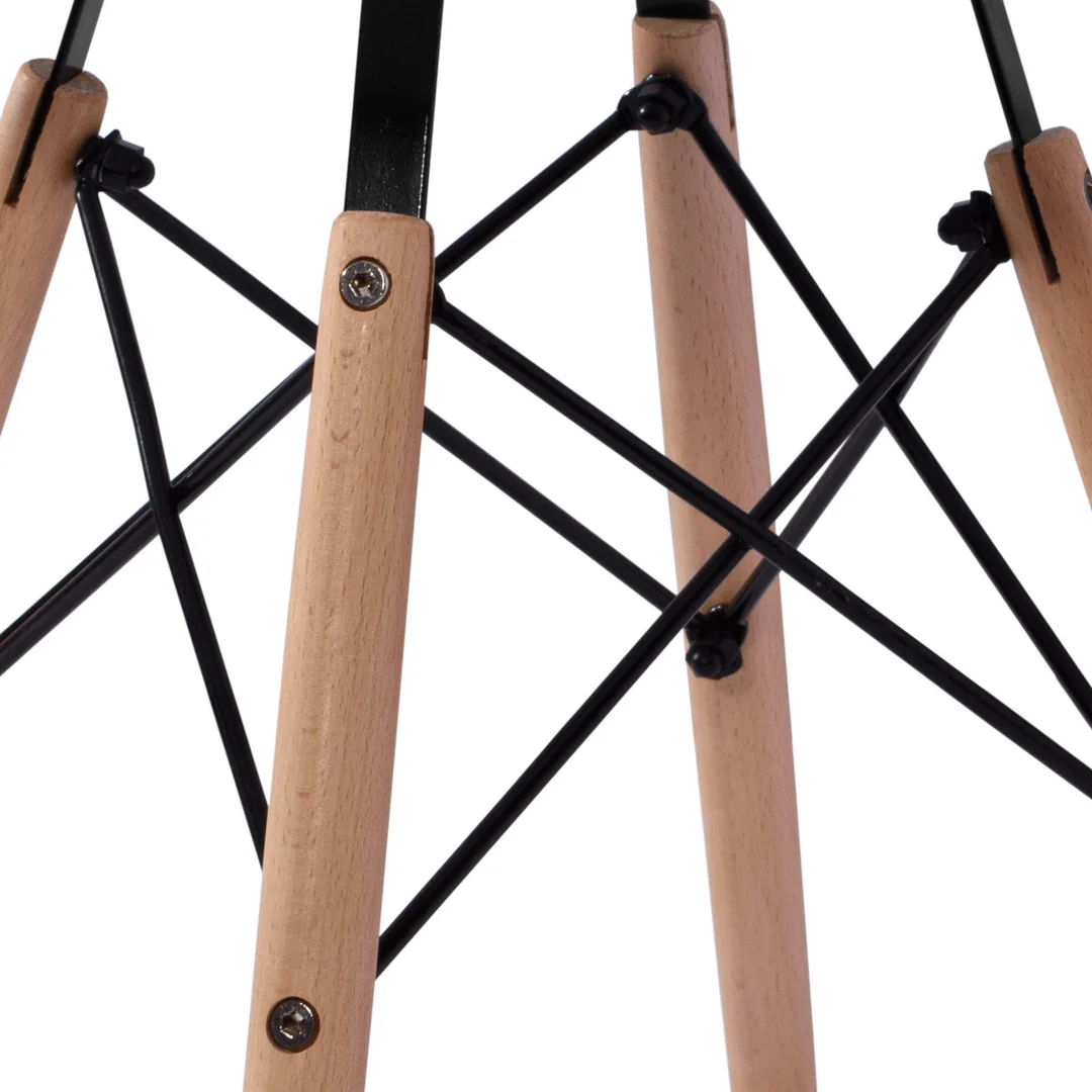 Stolik okrągły PARIS DTW 60 cm biały — zdjęcie 3