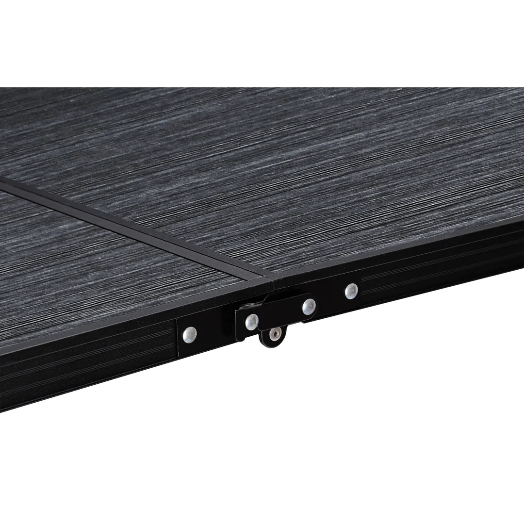 Stolik turystyczny TRIP składany 120x60 cm black wood czarny — zdjęcie 4