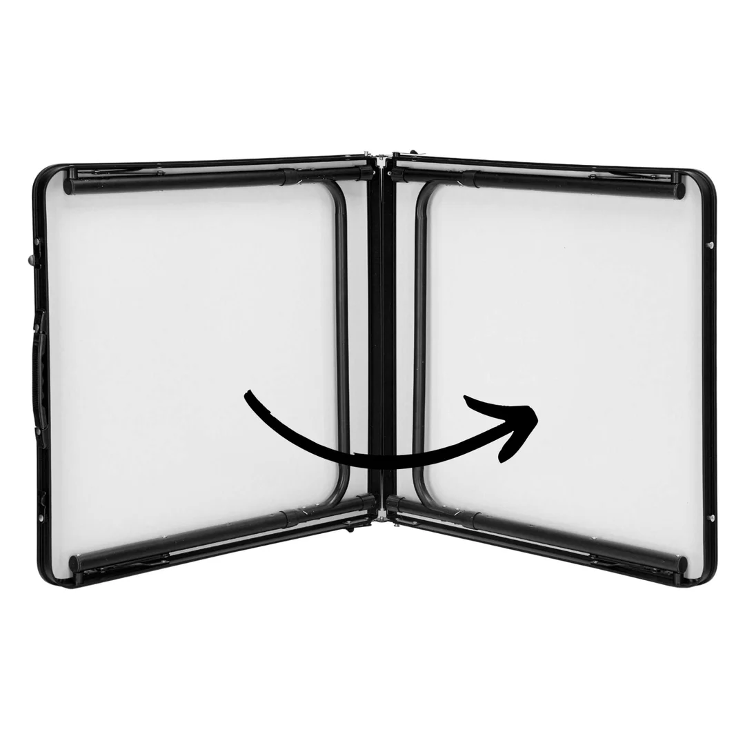 Stolik turystyczny TRIP składany 120x60 cm black wood czarny — zdjęcie 9