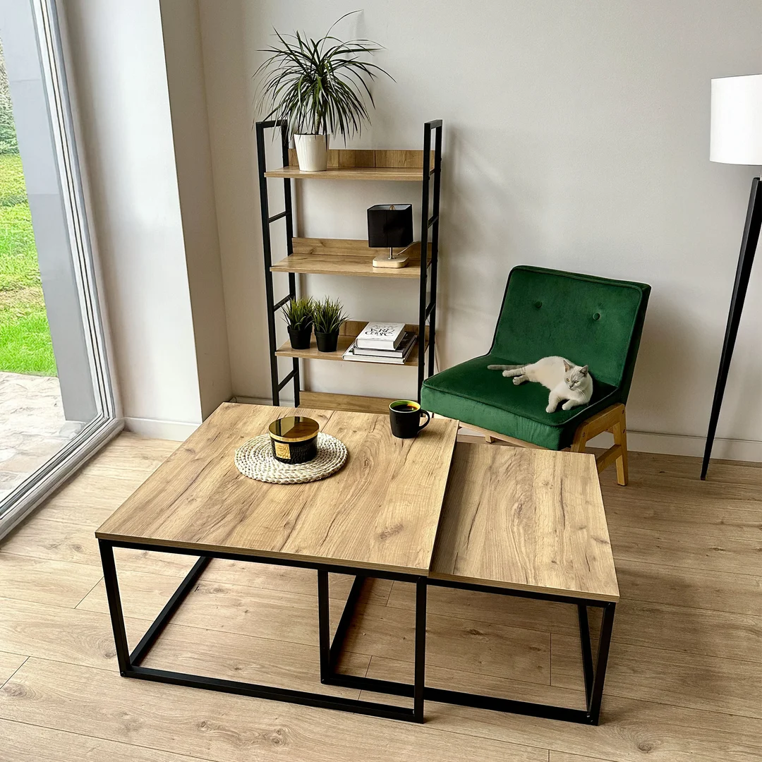 Stoliki kawowe loft Velen Craft — zdjęcie 2