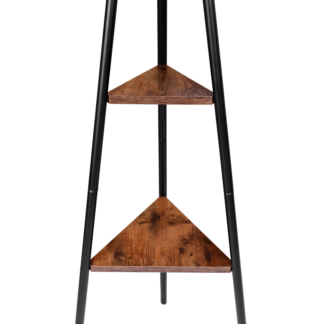 Wieszak loftowy stojący ALDO RUSTIC czarny — zdjęcie 9