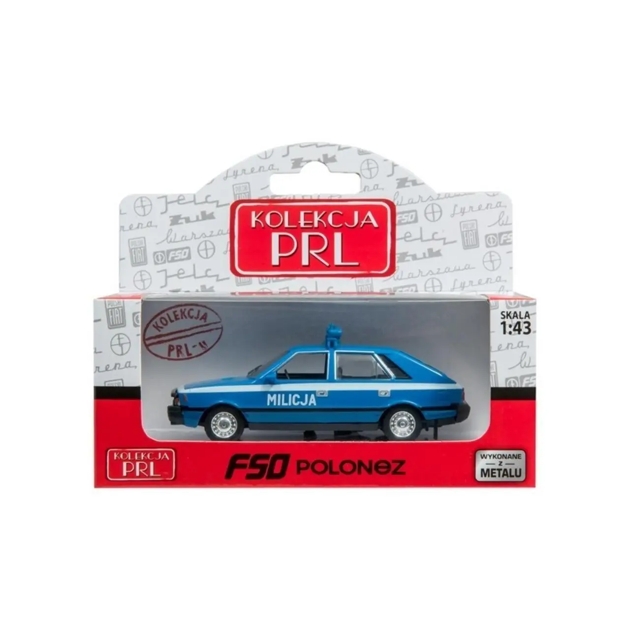 Pojazd prl polonez milicja