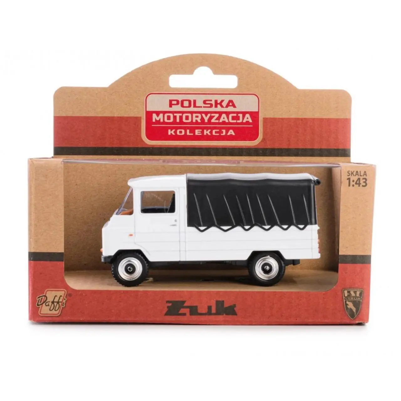 Pojazd prl Żuk biały