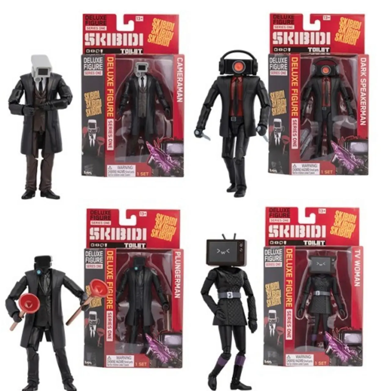 Skibidi toilet - figurki delux 15 cm