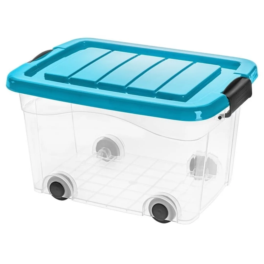 Pojemnik Roller Box 20L, Pokrywa Turkus