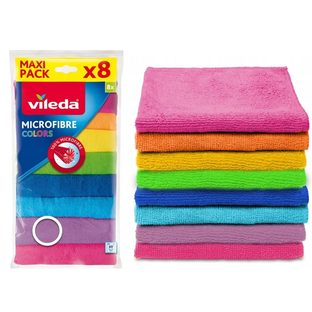 Ściereczka Vileda Mikrofibra Colors 8 szt.