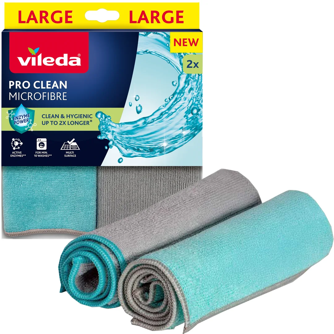 Ściereczka z mikrofibry z enzymami Vileda Pro Clean 2 szt.