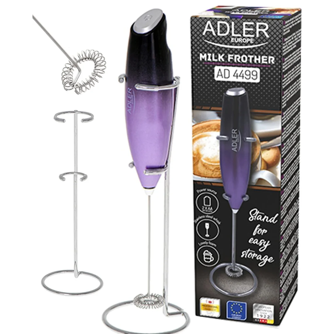 Spieniacz Do Mleka Z Mieszadłem I Stojakiem Adler AD 4499