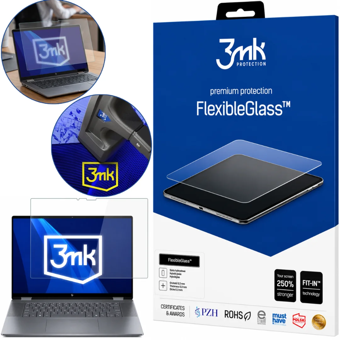 Szkło Hybrydowe HP OmniBook X Flip NG AI 14" - up to 15" 3mk FlexibleGlass