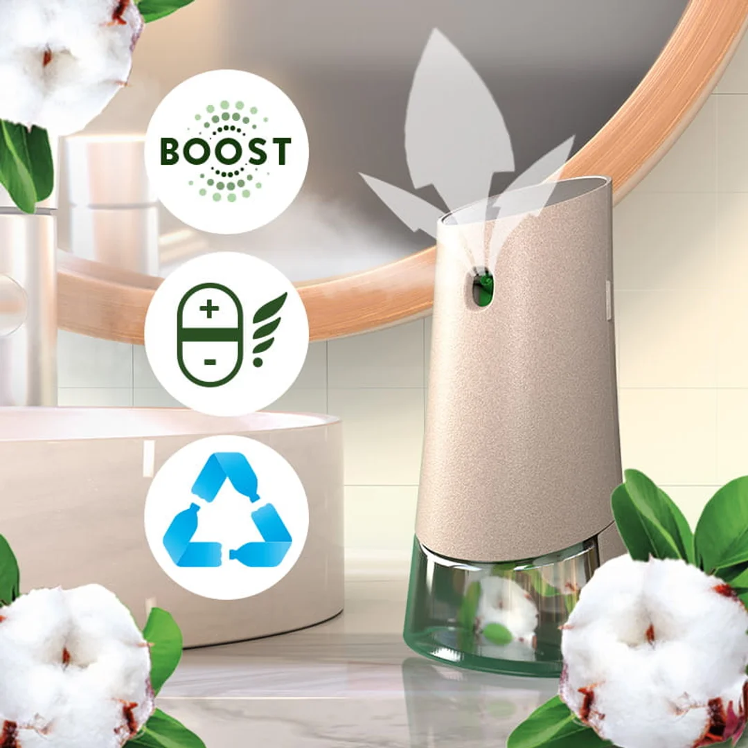 Air Wick Active Fresh Wkład Kwiat Bawełny/Fresh Cotton 228 ml — zdjęcie 5