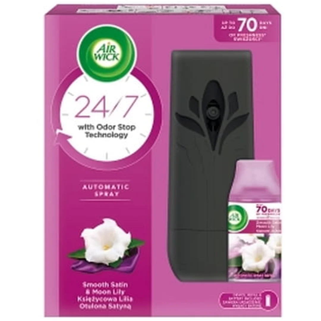 Air Wick Freshmatic Księżycowa Lilia Otulona Satyną/Satin Moon Lily 250 ml Komplet — zdjęcie 2