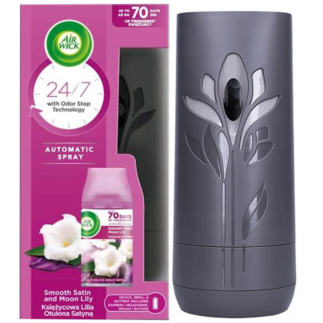 Air Wick Freshmatic Księżycowa Lilia Otulona Satyną/Satin Moon Lily 250 ml Komplet — zdjęcie 11