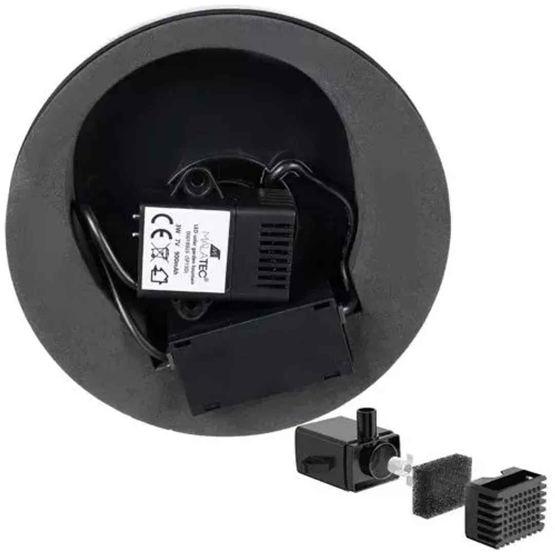 Fontanna Solarna Ogrodowa LED RGB Pływająca Moc 3 W 180 L/H 23227 — zdjęcie 13