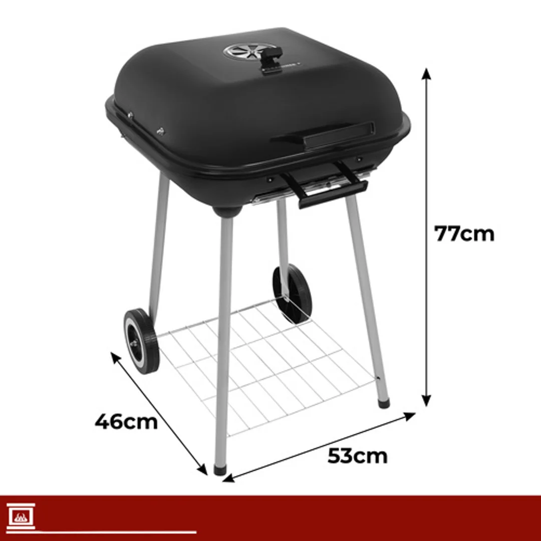 Grill Ogrodowy Z Pokrywą 53x77x46cm Kaminer — zdjęcie 5