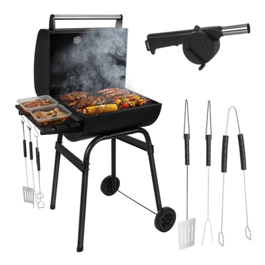 Grill Ogrodowy Z Pokrywą 82x51x117cm Kaminer — zdjęcie 3