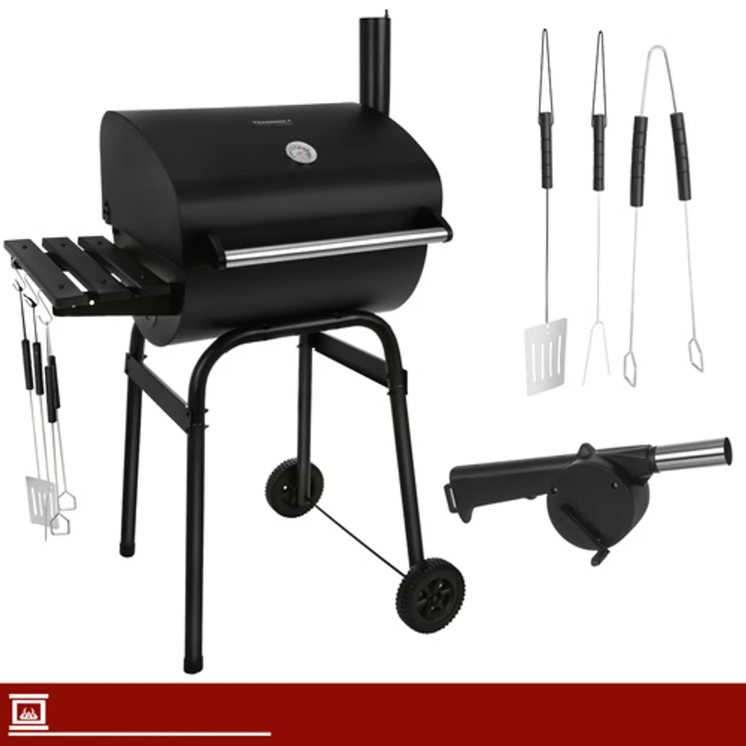 Grill Ogrodowy Z Pokrywą 82x51x117cm Kaminer — zdjęcie 7