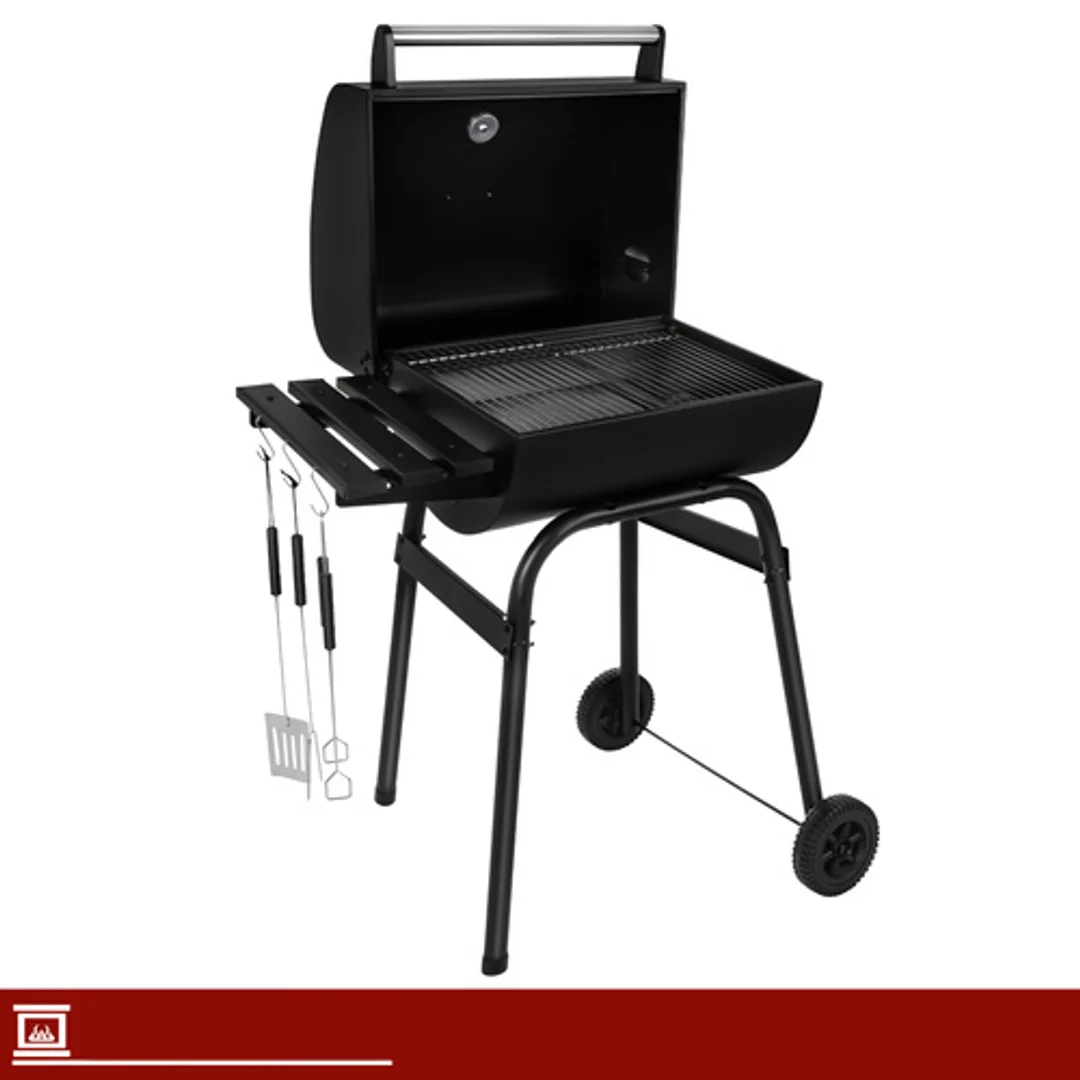 Grill Ogrodowy Z Pokrywą 82x51x117cm Kaminer — zdjęcie 9