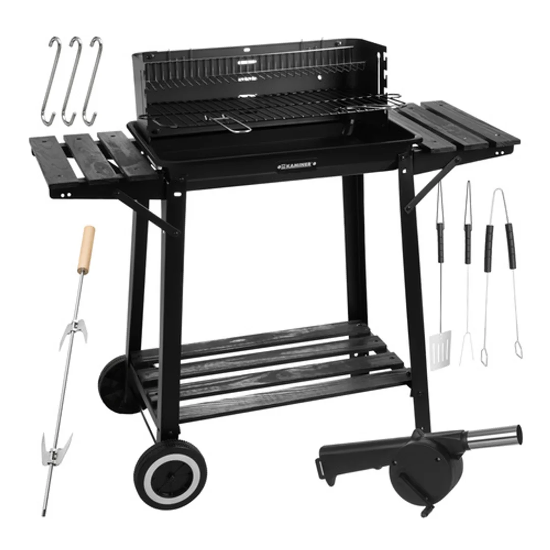 Grill Ogrodowy Z Rożnem 93x41x86cm Kaminer — zdjęcie 15
