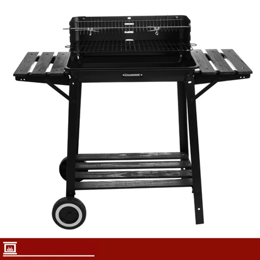 Grill Ogrodowy Z Rożnem 93x41x86cm Kaminer — zdjęcie 8