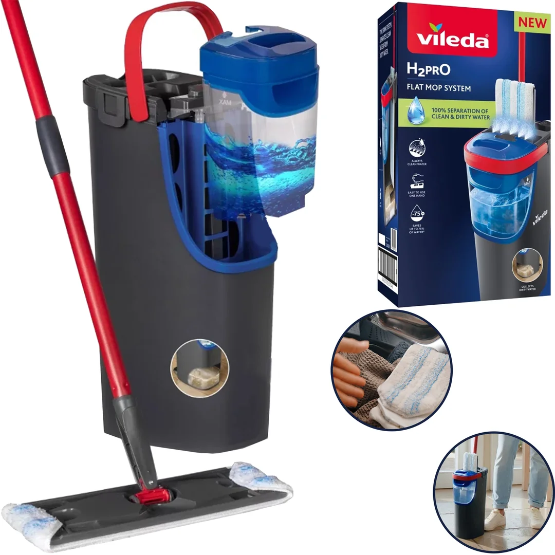Mop płaski Vileda H2prO — zdjęcie 2