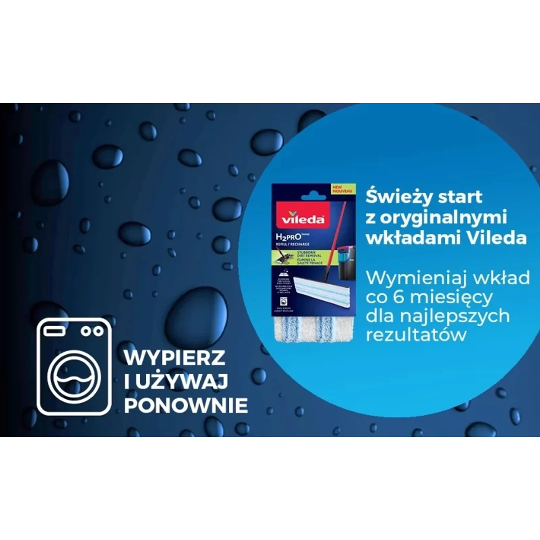 Mop płaski Vileda H2prO — zdjęcie 7