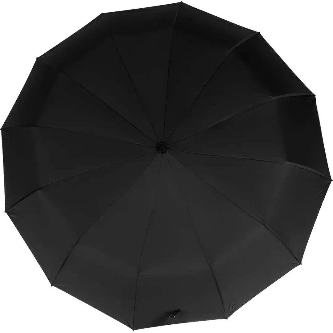 Parasol Składany Automatyczny Czarny 12 Drutów Pokrowiec 19368 — zdjęcie 7