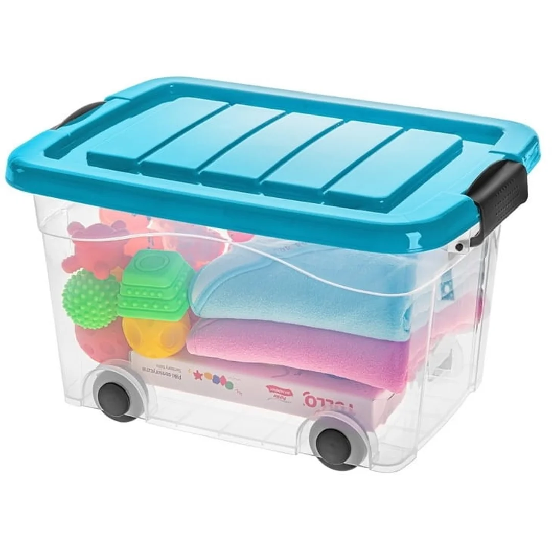 Pojemnik Roller Box 20L, Pokrywa Turkus — zdjęcie 2
