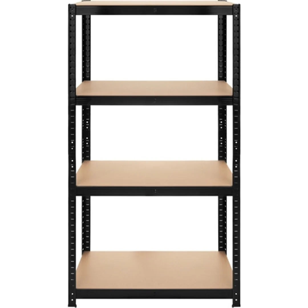 Regał Magazynowy PAKO Czarny 150x75x30 4 Półki 700 Kg — zdjęcie 12