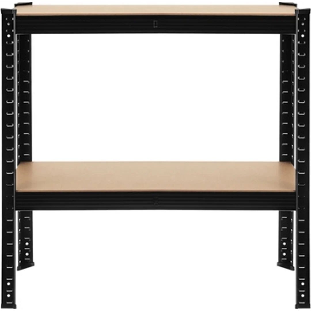 Regał Magazynowy PAKO Czarny 150x75x30 4 Półki 700 Kg — zdjęcie 17
