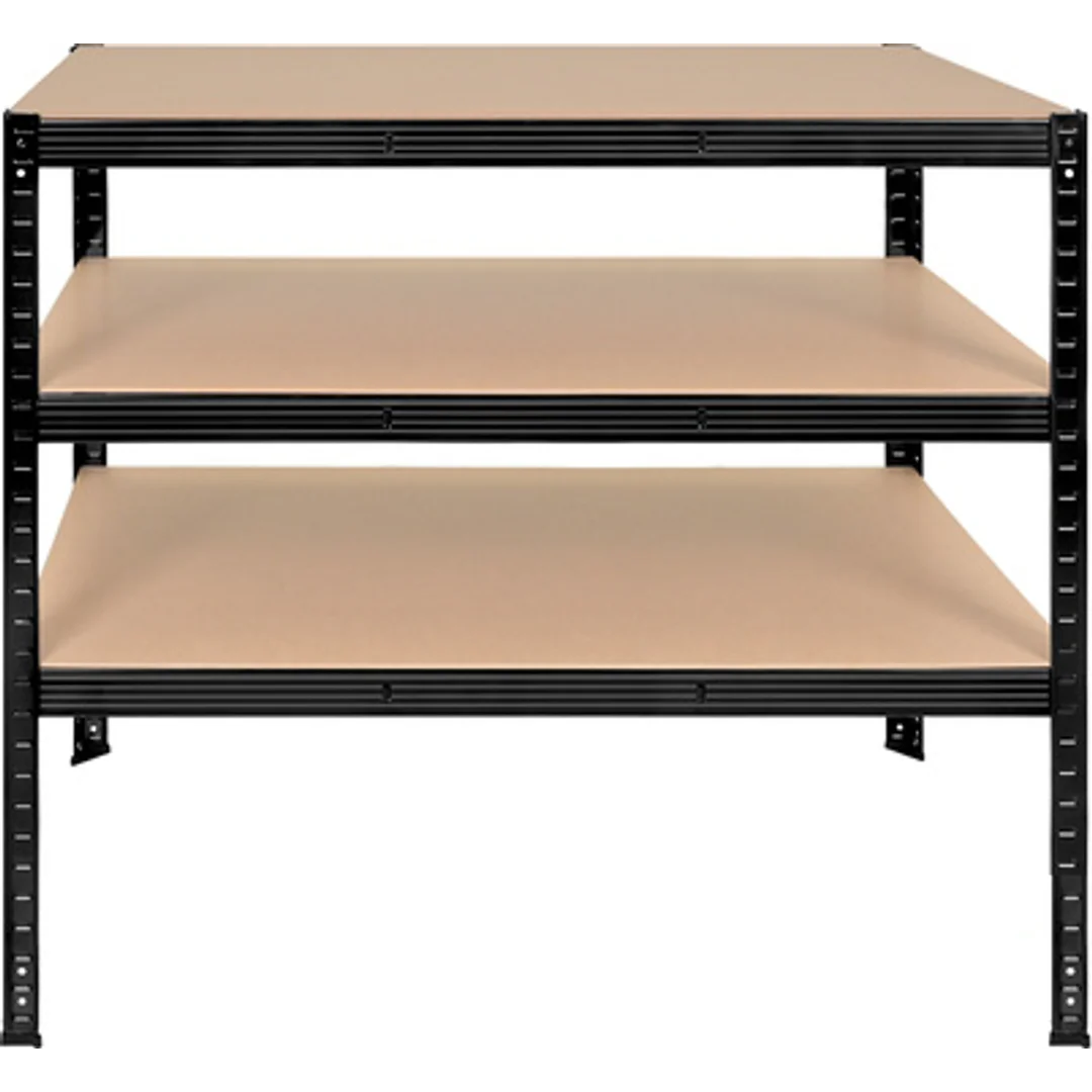 Regał Magazynowy PAKO Czarny 180x100x60 5 Półek 1000 Kg — zdjęcie 14