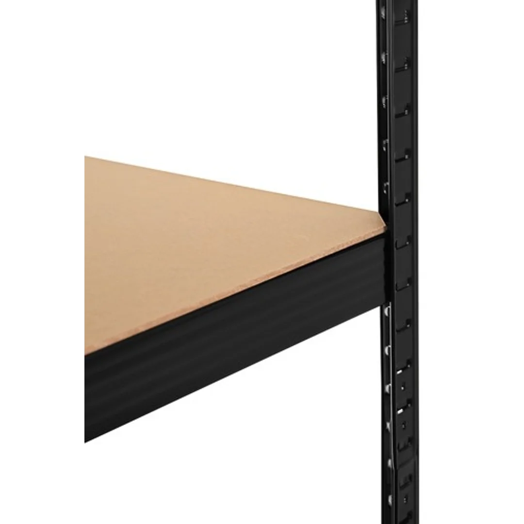 Regał Magazynowy PAKO Czarny 180x100x60 5 Półek 1000 Kg — zdjęcie 6
