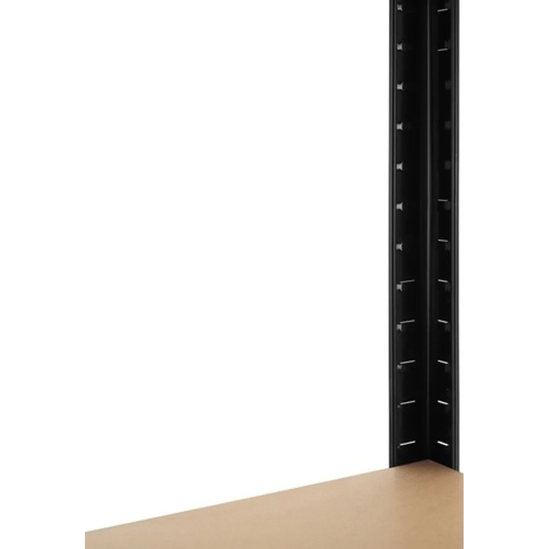 Regał Magazynowy PAKO Czarny 180x100x60 5 Półek 1000 Kg — zdjęcie 7
