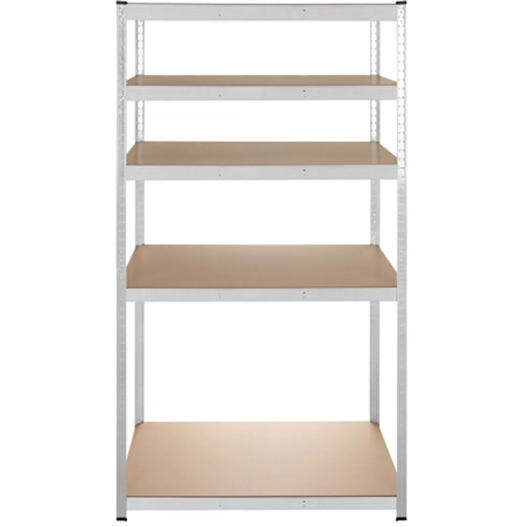 Regał Magazynowy PAKO Srebrny 180x100x60 5 Półek 1000 Kg — zdjęcie 12