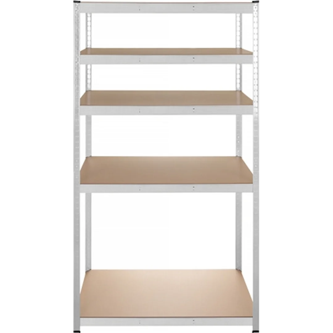 Regał Magazynowy PAKO Srebrny 180x100x60 5 Półek 1000 Kg — zdjęcie 15