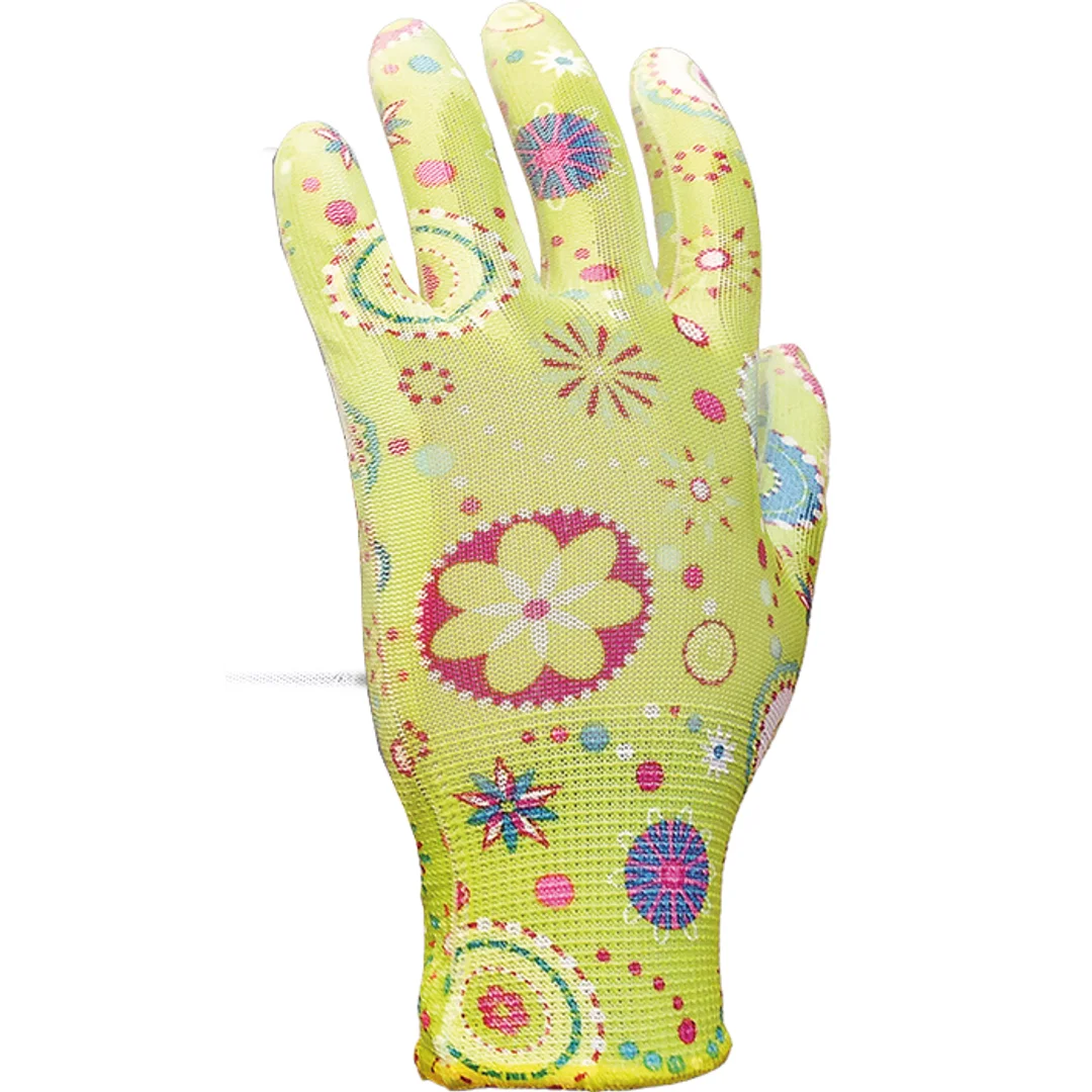 Rękawice ogrodowe / Kolorowe / RGARDEN-PU - 12 Par (6 - XS) — zdjęcie 4
