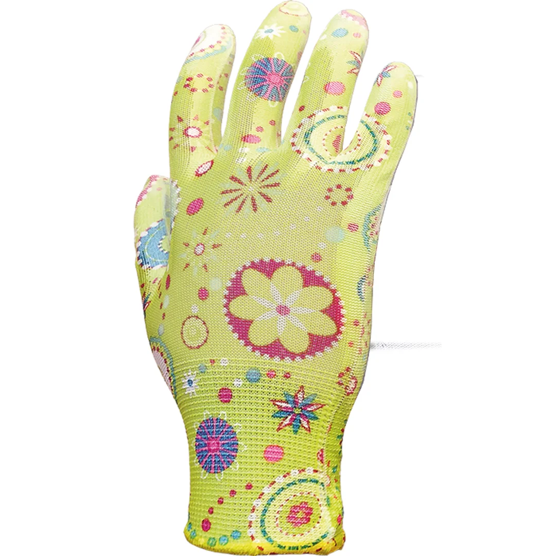 Rękawice ogrodowe / Kolorowe / RGARDEN-PU - 12 Par (6 - XS) — zdjęcie 5