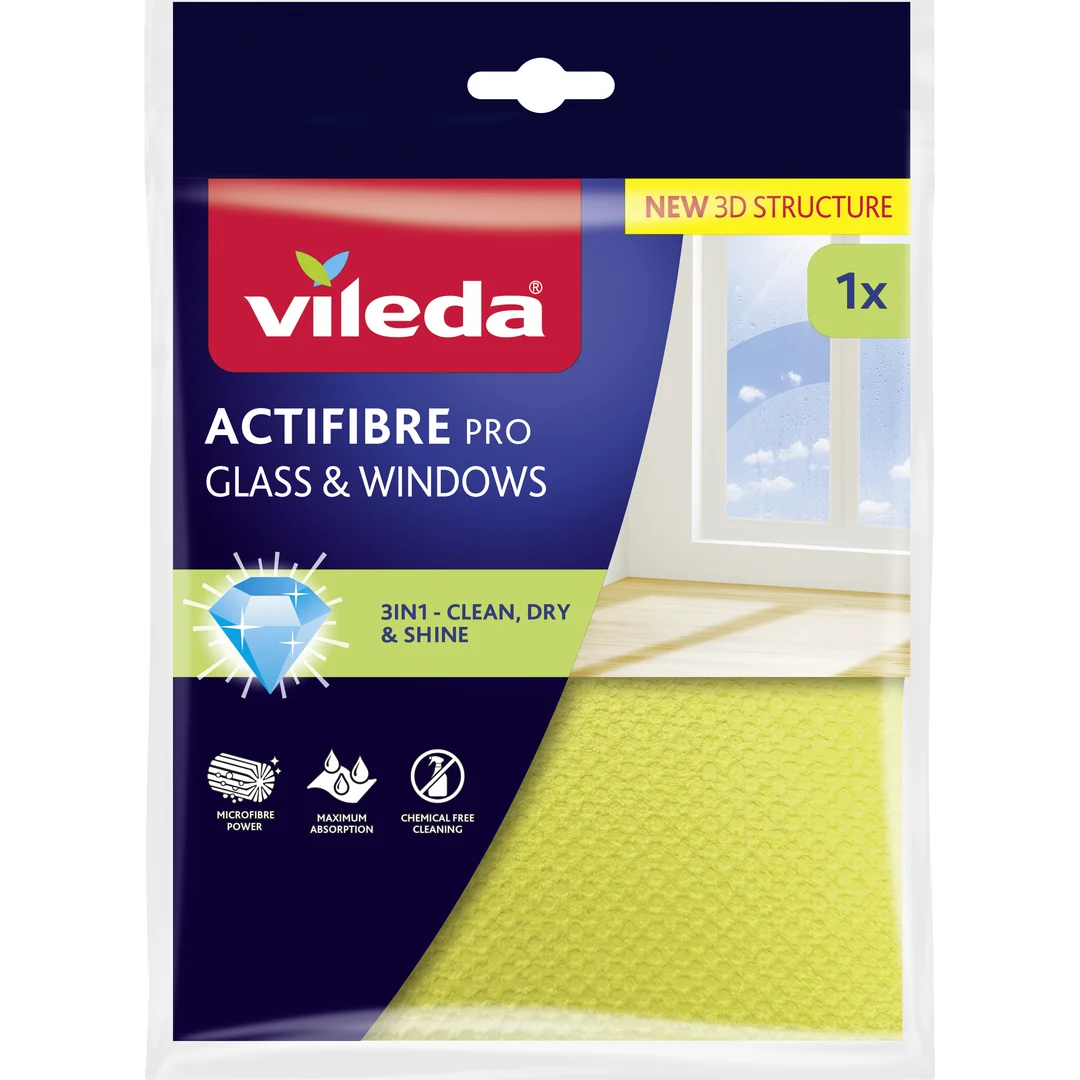 Ściereczka Vileda ACTIFIBRE PRO do szkła i okien 1 szt. — zdjęcie 13