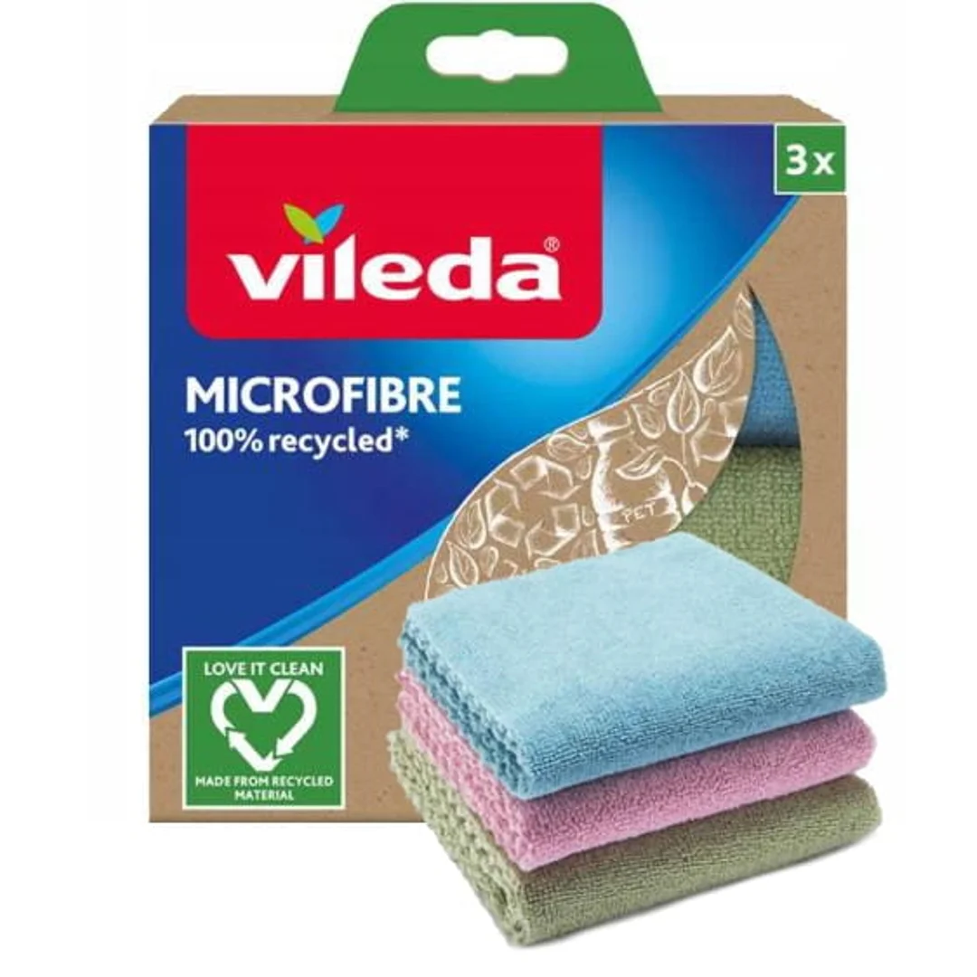 Ściereczka Vileda Mikrofibra 100% Recycled 3 szt. — zdjęcie 2
