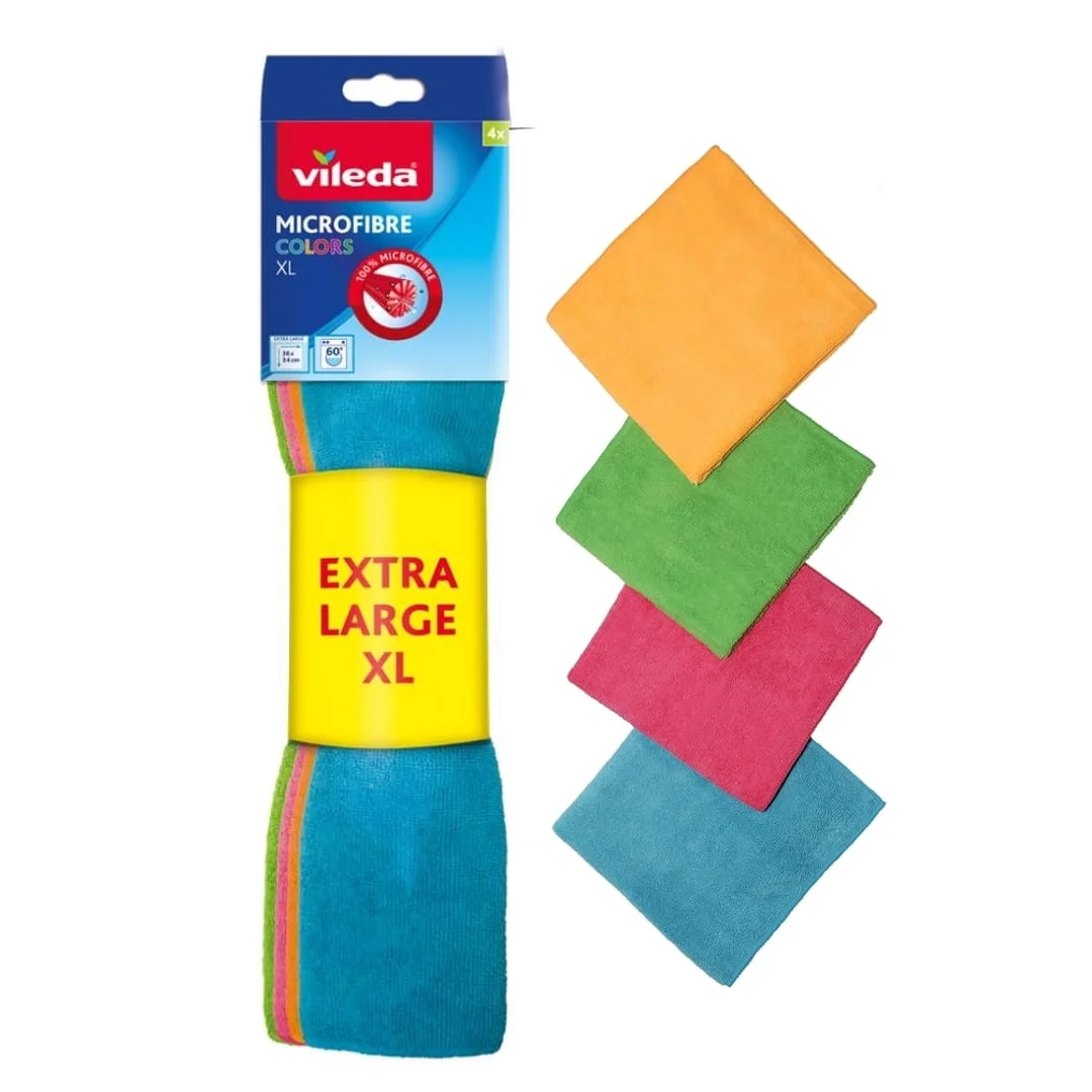Ściereczka Vileda Mikrofibra COLORS EXTRA LARGE 4 szt. — zdjęcie 3