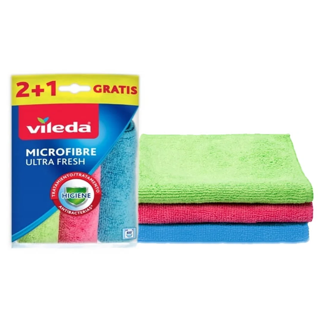 Ściereczka Vileda Mikrofibra Ultra Fresh 3 szt. — zdjęcie 2
