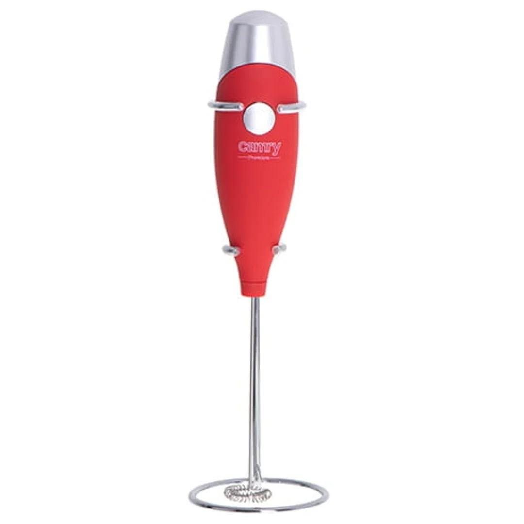Spieniacz Do Mleka Z Mieszadłem I Stojakiem CAMRY CR 4501 red — zdjęcie 7