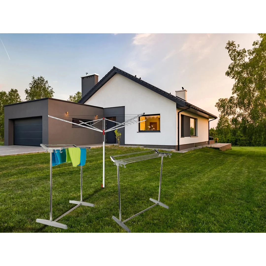 Suszarka Na Pranie Bieliznę Ubrania Na Balkon 77x70x35cm 27010 — zdjęcie 16
