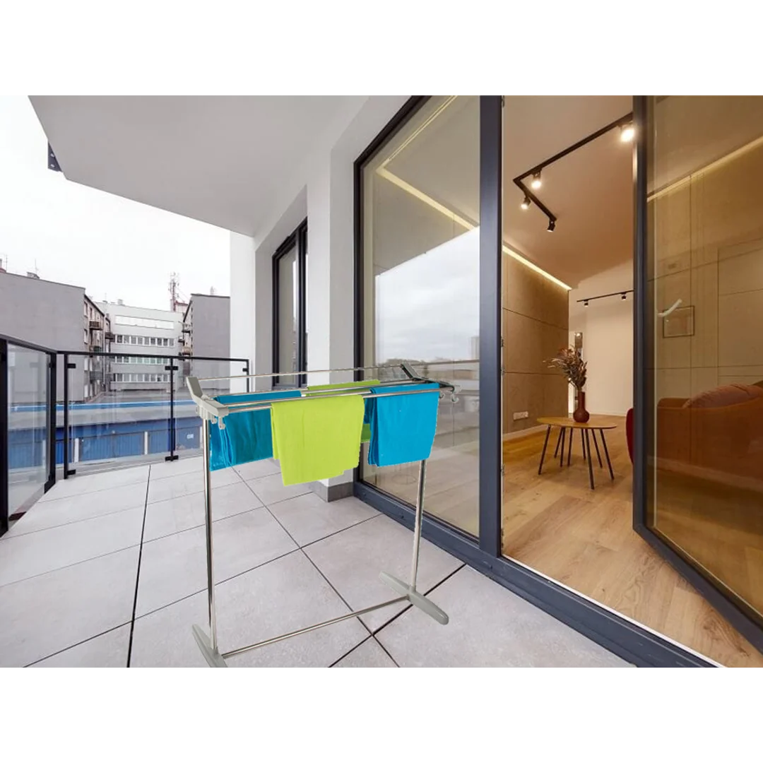 Suszarka Na Pranie Bieliznę Ubrania Na Balkon 77x70x35cm 27010 — zdjęcie 7