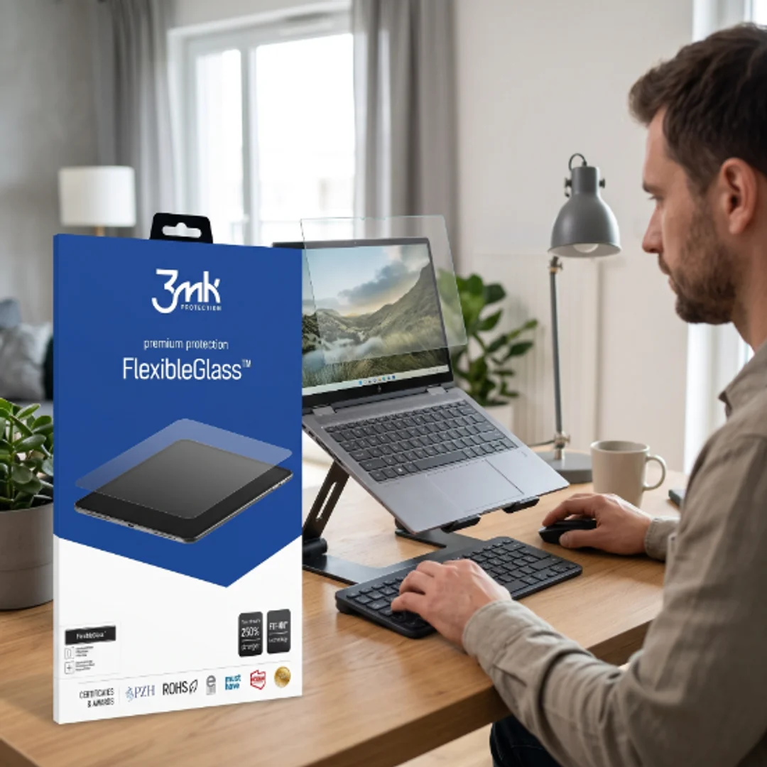 Szkło Hybrydowe HP OmniBook X Flip NG AI 14" - up to 15" 3mk FlexibleGlass — zdjęcie 16