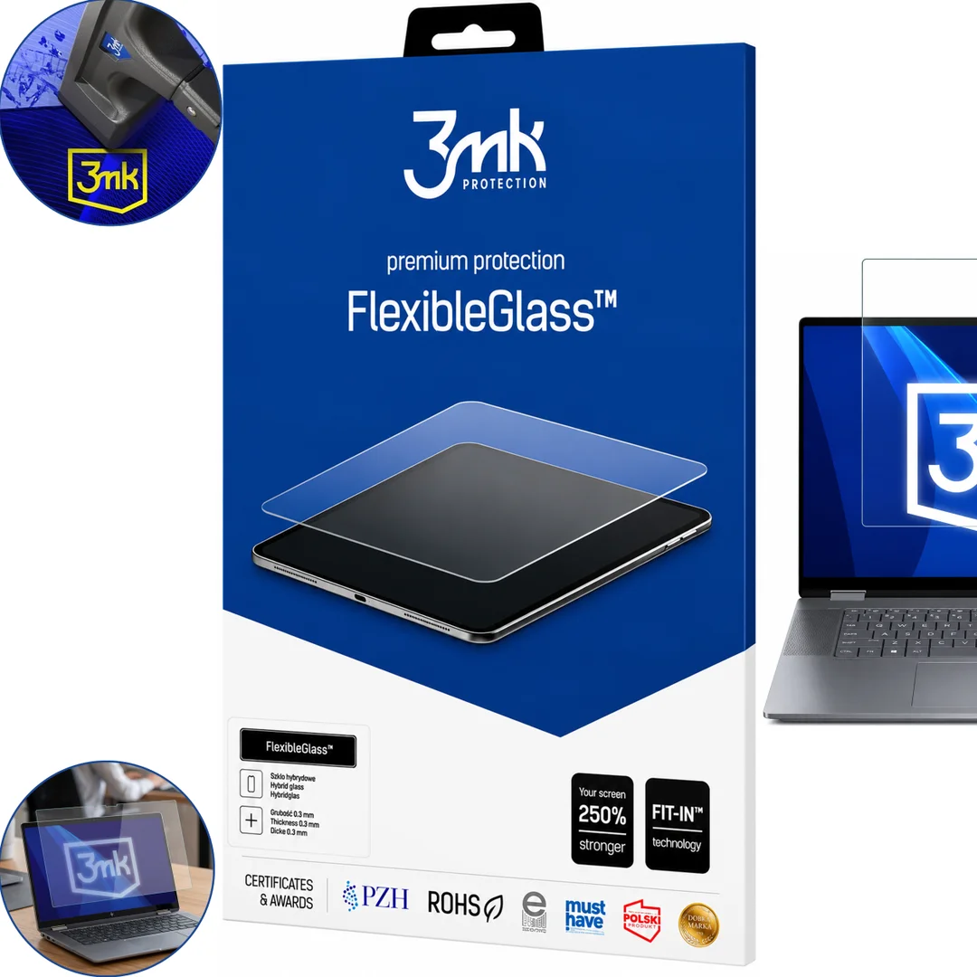 Szkło Hybrydowe HP OmniBook X Flip NG AI 14" - up to 15" 3mk FlexibleGlass — zdjęcie 4