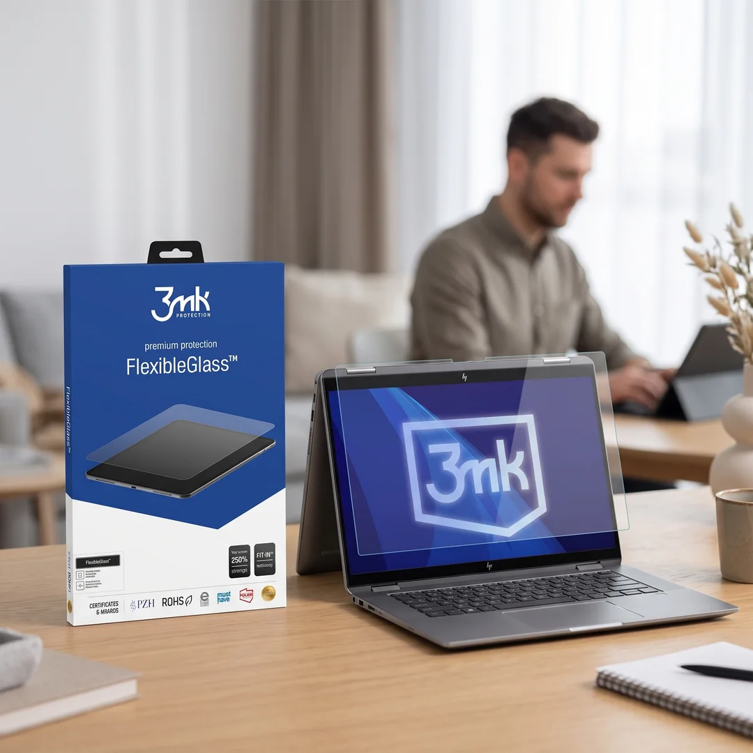 Szkło Hybrydowe HP OmniBook X Flip NG AI 14" - up to 15" 3mk FlexibleGlass — zdjęcie 7
