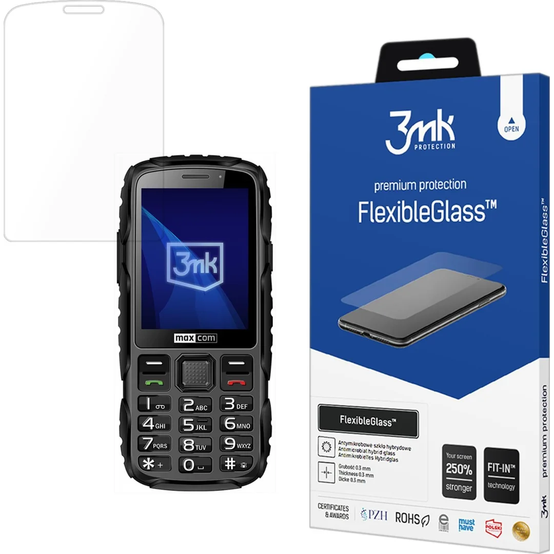 Szkło Hybrydowe Maxcom Strong MM920 - 3mk FlexibleGlass — zdjęcie 5