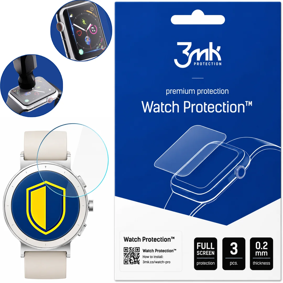 Szkło Hybrydowe Realme Watch S5 - 3mk Watch Protection FlexibleGlass — zdjęcie 3