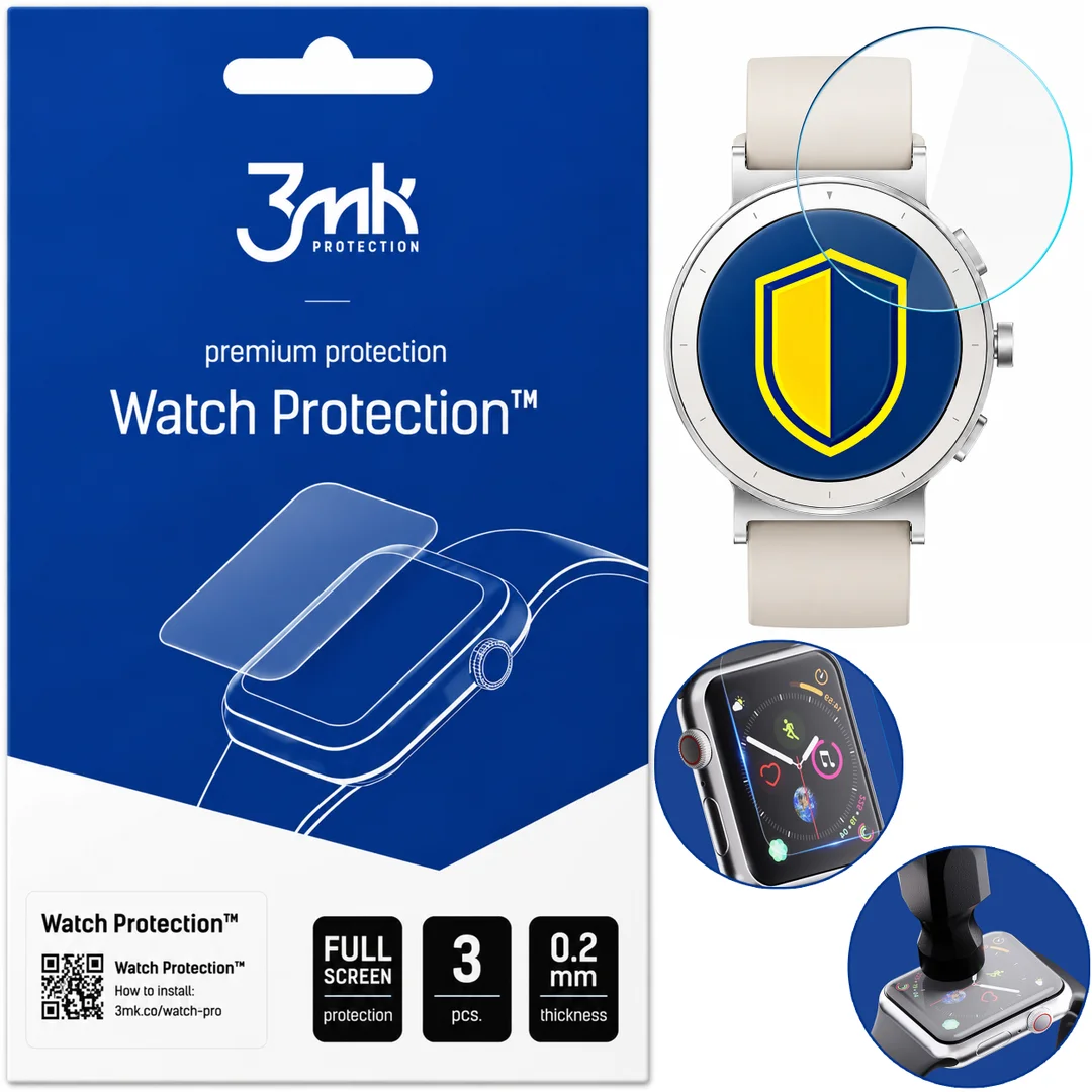 Szkło Hybrydowe Realme Watch S5 - 3mk Watch Protection FlexibleGlass — zdjęcie 4