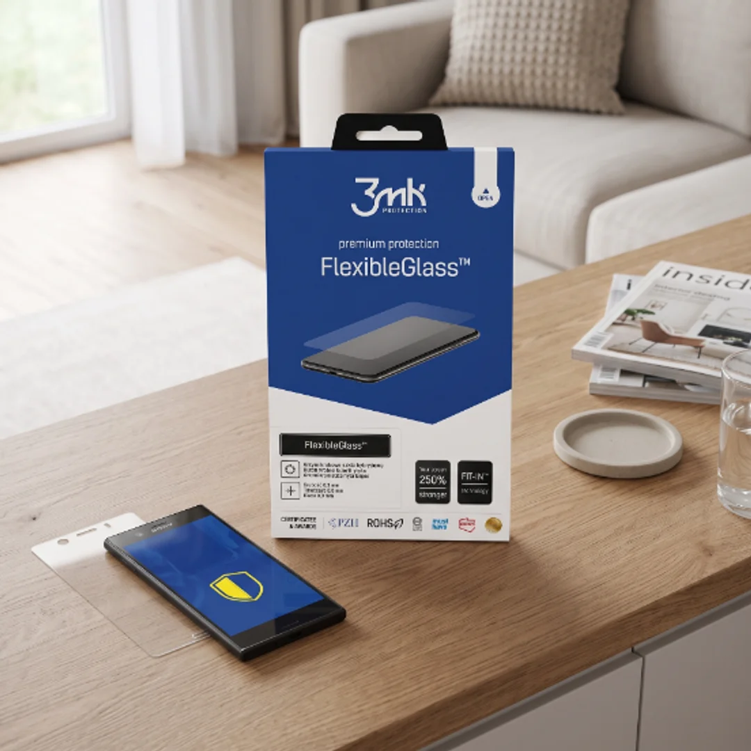 Szkło Hybrydowe Sony Xperia XZ1 Compact - 3mk FlexibleGlass — zdjęcie 4